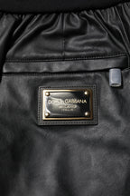 Dolce & Gabbana Black Cotton Cargo Men Jogger Pants