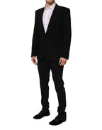 Dolce & Gabbana Black MARTINI Single Breasted 2 Piece Suit
