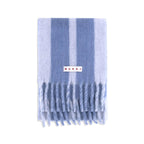 Marni Light Blue Wool Scarf