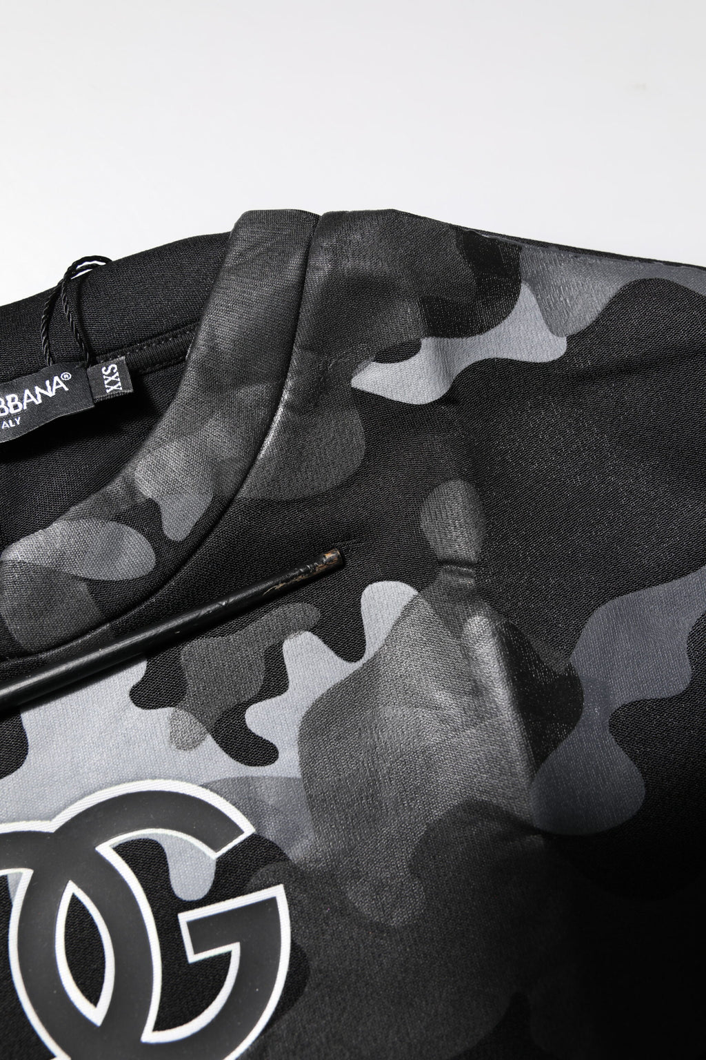 Dolce & Gabbana Black Camouflage Pullover Sweatshirt Sweater