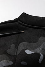 Dolce & Gabbana Black Camouflage Pullover Sweatshirt Sweater