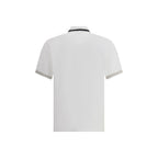 Ferragamo White Cotton Polo Shirt