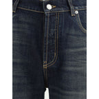 Alexander McQueen Blue Cotton Jeans Denim