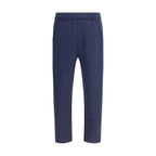 Prada Blue Polyester Casual Pants