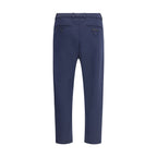Prada Blue Polyester Casual Pants