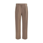 The Row Beige Cotton Casual Pants