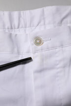 Dolce & Gabbana White Chinos Cotton Stretch Casual Shorts