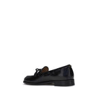 Valentino Garavani Black Calf Leather Bos Taurus Slip-On Loafers