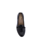 Valentino Garavani Black Calf Leather Bos Taurus Slip-On Loafers