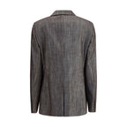 Brunello Cucinelli Yellow Polyester Blazer