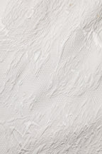 Dolce & Gabbana White Floral Brocade A-line High Waist Skirt