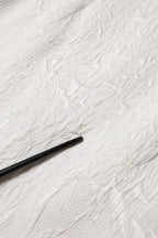 Dolce & Gabbana White Floral Brocade A-line High Waist Skirt