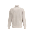 Brunello Cucinelli Beige Cotton Cardigan