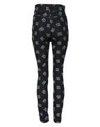 Dolce & Gabbana Black DG Logo High Waist Skinny Denim Jeans