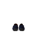 Bally Blue Leather Moccassin