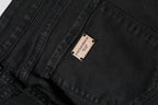 Dolce & Gabbana Black Cotton Mid Waist Skinny Denim Jeans