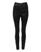 Dolce & Gabbana Black GRACE High Waist Skinny Denim Jeans