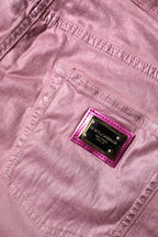 Dolce & Gabbana Pink GRACE High Waisted Skinny Denim Jeans