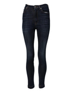 Dolce & Gabbana Blue GRACE High Waist Skinny Denim Jeans