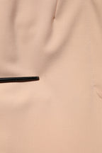 Dolce & Gabbana Beige Polyester Mid Waist Tapered Pants