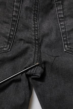 Dolce & Gabbana Black Cotton Low Waist Skinny Denim Jeans