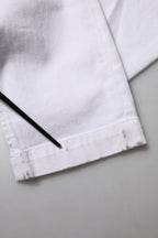 Dolce & Gabbana White Floral Embroidery GIRLY Denim Jeans