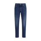 Dolce & Gabbana Blue Cotton Jeans Denim