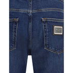 Dolce & Gabbana Blue Cotton Jeans Denim