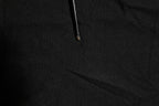 Dolce & Gabbana Black DG Silk Vneck Collared Men Polo T-shirt