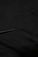 Dolce & Gabbana Black DG Silk Vneck Collared Men Polo T-shirt