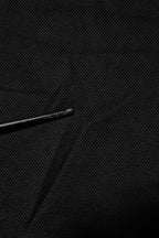 Dolce & Gabbana Black DG Silk Vneck Collared Men Polo T-shirt