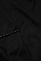 Dolce & Gabbana Black Cashmere V-Neck Long Sleeves T-shirt