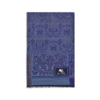 Etro Blue Wool Scarf
