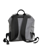 Dolce & Gabbana Gray Palermo Reflector Buckles Drawstring Backpack Bag