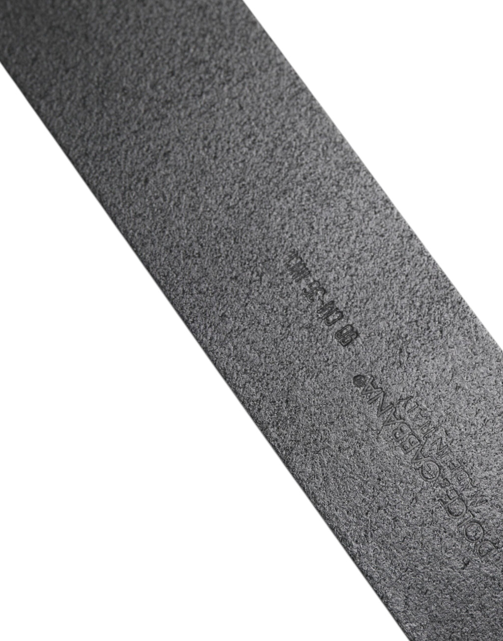 Dolce & Gabbana Black Leather Classic Metal Buckle Belt