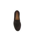 Tod's Brown Calf Leather Bos Taurus Slip-On Loafers