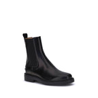 Tod's Black Calf Leather Bos Taurus Chelsea Boots