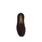 Tod's Brown Rubber Slip-On Loafers