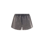 Alexander Wang Gray Cotton Bermuda Shorts