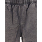 Alexander Wang Gray Cotton Bermuda Shorts