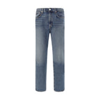Agolde Blue Cotton Skinny Jeans
