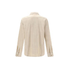 Rick Owens Cream Cotton Shirt