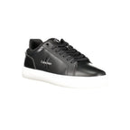 Calvin Klein Black Leather Men Sneaker