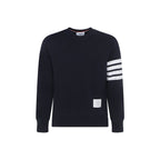Thom Browne Blue Cotton Sweatshirt