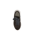 Brunello Cucinelli Black Rubber Platform Sneakers