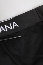 Dolce & Gabbana Black Cotton Stretch Regular Brief Underwear