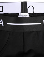 Dolce & Gabbana Black Cotton Stretch Regular Brief Underwear