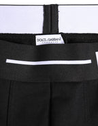 Dolce & Gabbana Black Cotton Stretch Regular Boxer Underwear