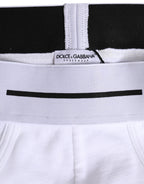 Dolce & Gabbana White Cotton Stretch Regular Brief Underwear