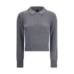 PINKO Gray Nylon Sweatshirt